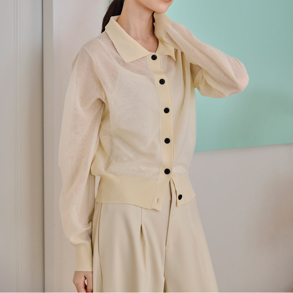 Sheer cardigan – COMMON＋HAUS